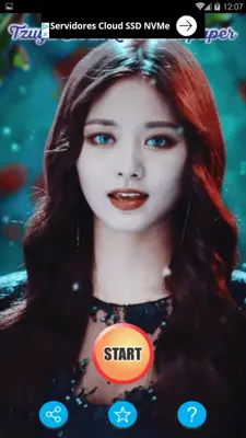 Tzuyu Clock Live Wallpaper android App screenshot 0